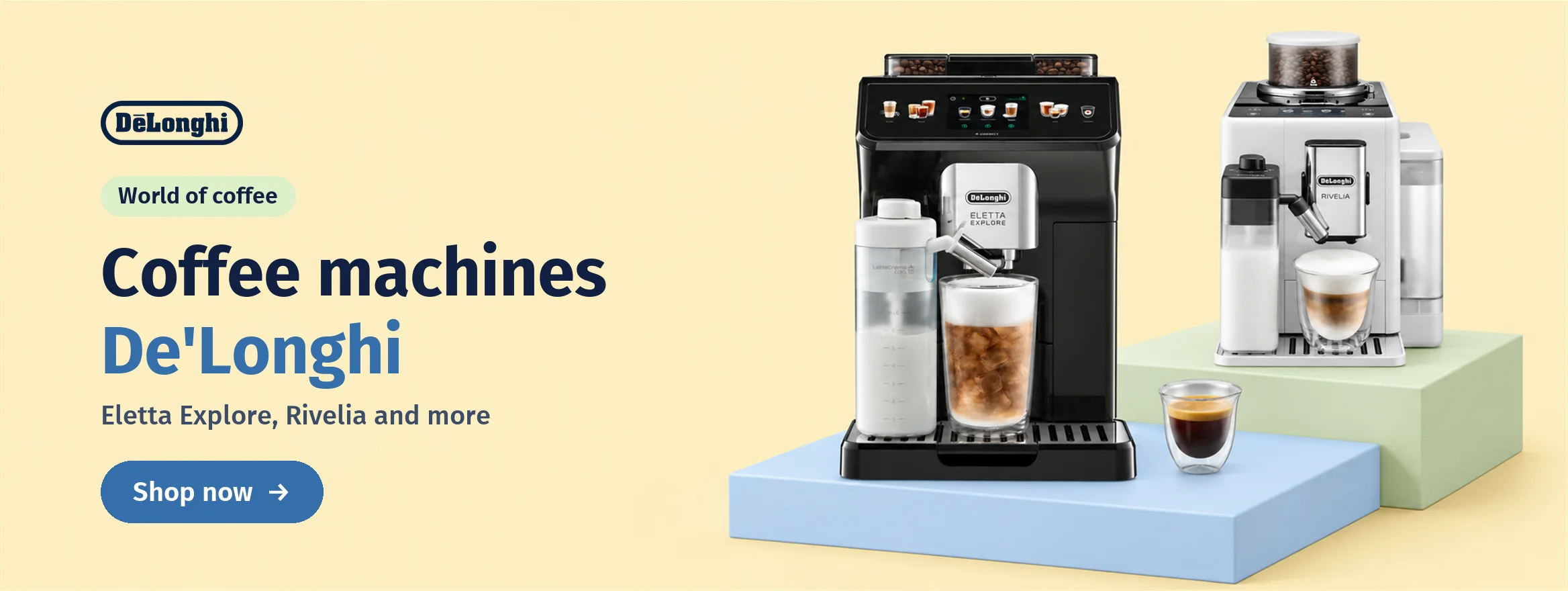 De'Longhi coffee machines