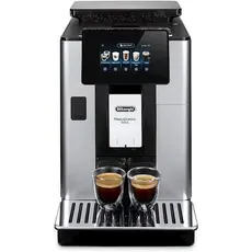 Coffee machine DeLonghi ECAM610.55.SB, 1450W, 2.2L, Coffee Machine, Black/Silver, 2 image