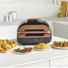 Ninja AG551EUCP Foodi Max Health, 2460W, 3.8L, Grill And Air Fryer, Gold/Black, 6 image