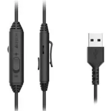 Headphone A4tech Fstyler FH100U USB Stereo Headset With Mic Stone Black, 5 image