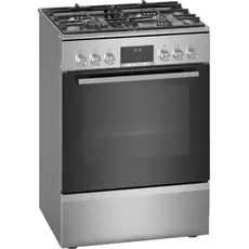 Gas stove Bosch HXS59AI51Q, 4Gas, Oven, Stainless Steel