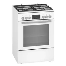 Gas stove Bosch HXS59AI21Q, 4Gas, Oven, White, 2 image