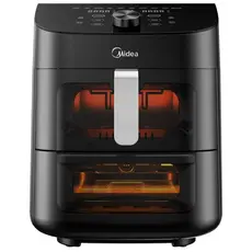 Midea MF-CY110A, 1850W, 11L, Air Fryer, Black, 2 image