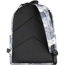 Laptop Bag 2E BPT6114GC 13 ″ Backpack, TeensPack Cats, Gray, 3 image