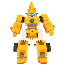Toy Transformer Super Wings Small Blocks 2-in-1 Buildable Transforming Vehicle - Donnie, 2 image