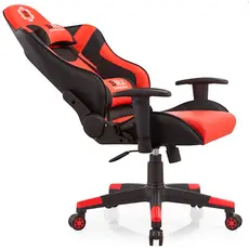 Gaming chair Furnee SK8817, Gaming Chair, Black/Red, 5 image