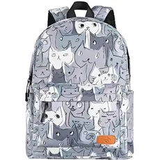 Laptop Bag 2E BPT6114GC 13 ″ Backpack, TeensPack Cats, Gray, 2 image
