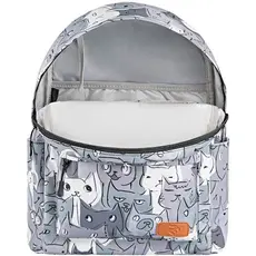 Laptop Bag 2E BPT6114GC 13 ″ Backpack, TeensPack Cats, Gray, 5 image