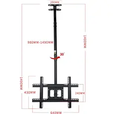 TV Ceiling Mount ALLSCREEN TV Ceiling Mount Bracket CTC3270 TV SIZE: 32"-70", 3 image