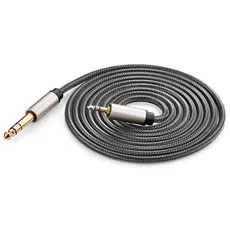 Audio cable UGREEN AV127 (10629) 3.5mm to 6.35mm TRS Stereo Audio Cable 3m, Gray, 4 image