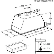 Hood Electrolux LFG525W, 5 image