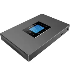 IP PBX device Grandstream UCM6301 IP PBX appliance 1 FXO ports 1 FXS ports Dual GigE RJ45 Ethernet ports with PoE Plus