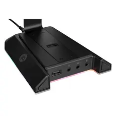 Headphone Stand 2E 2E-GST320UB Gaming 3in1 GST320 Headset Stand, RGB, USB, Black, 6 image
