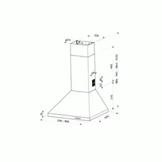 Hood BEKO CWB 6441 WN, 4 image