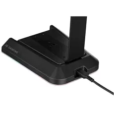 Headphone Stand 2E 2E-GST320UB Gaming 3in1 GST320 Headset Stand, RGB, USB, Black, 7 image