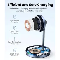 Wireless charger UGREEN CD317 (90668), Wireless Charger, Black/Blue, 4 image