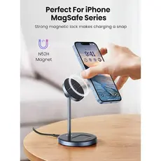 Wireless charger UGREEN CD317 (90668), Wireless Charger, Black/Blue, 3 image