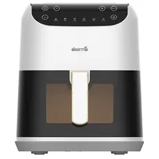 Xiaomi Deerma DEM-KZ130W, 1300W, 5.5L, Air Fryer, White/Black, 3 image
