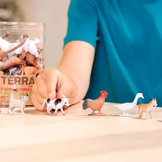 Terra FARM ANIMALS IN TUBE pet play set, 4 image