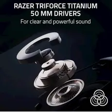 Headphone Razer BlackShark V2 Pro (2023), 7.1, WL/BT, Black, 4 image
