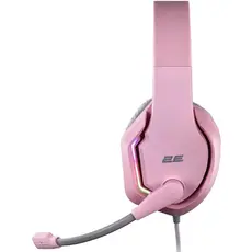 Headphone 2E HG315 Gaming Headset, Wired, RGB, USB, Pink, 5 image