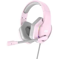 Headphone 2E HG315 Gaming Headset, Wired, RGB, USB, Pink, 2 image