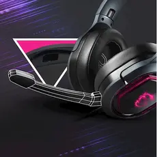 Headphone MSI S37-0400050-SV1 IMMERSE GH50, Gaming Headset, Wired, RGB, USB, Black, 4 image