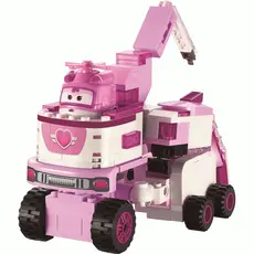 Toy Transformer Super Wings Small Blocks Super Wings 2-in-1 Buildable Transforming Vehicle - Dizzy, 2 image