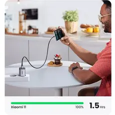 Charger UGREEN CD318 (90664) Nexode Mini, 20W, Single port, USB-C, Type-c, Black, 5 image