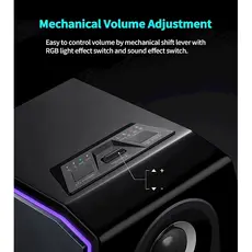Speaker Edifier G5000, 88W, Bluetooth, AUX, USB, Speaker, Black, 8 image