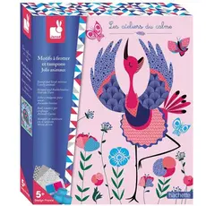 Toy set Janod STAMP AND SCRUB MOTIVES LOVELY ANIMALS