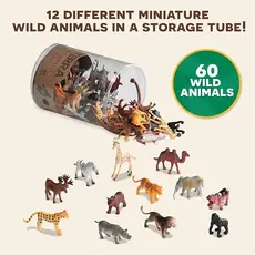 Wild world play set Terra WILD ANIMALS IN TUBE, 3 image