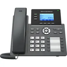 IP Phone Grandstream GRP2604P Carrier-Grade IP Phones 3 lines 6 SIP accounts 10 BLF keys Dual 10/100/1000 Mbps, 2 image