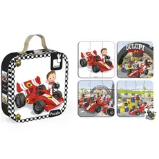 Puzzle Janod Set of 4 puzzles Car Gabina Formula 1 J02884
