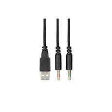 Headphone 2E HG340 RGB 3.5 MM (2E-HG340BK) BLACK, 8 image