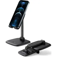 Mobile phone holder UGREEN LP287 (10999), Adjustable Desk Phone Holder, Black