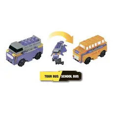 Toy Car TransRacers Tour Bus & School Bus, 3 image