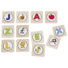 Board game Goki Memo game, learning the alphabet 56719G