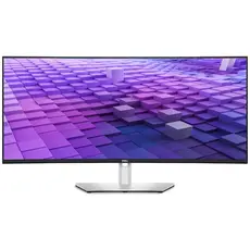 Monitor Dell 210-BHXB UltraSharp 38, 37.5", Curved Monitor, QHD, IPS, HDMI, USB-C, DP, RJ-45, Silver