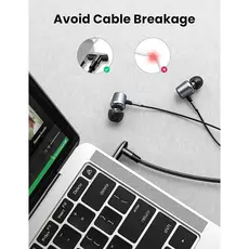 Audio adapter UGREEN AV188 (10683), 3.5mm Male to Female, Extension Cable, 5m, Black, 4 image