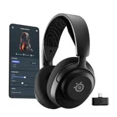 Headset SteelSeries Gaming Headset Arctis Nova 5 PS5, BT/WL (61670_SS) Black, 3 image