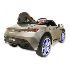 Children's electric car ASTON MARTIN DB11 with rubber tires and leather seat, 3 image