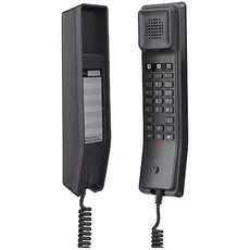 IP Phone Grandstream GHP610, Hotel IP Phone, PoE, 2 SIP, 2 lines, Gigabit Port, Black, 2 image