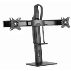 Monitor stand Gembird MS-D2-01 Double monitor desk stand height adjustable 17"-27", 2 image