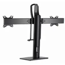 Monitor stand Gembird MS-D2-01 Double monitor desk stand height adjustable 17"-27", 3 image