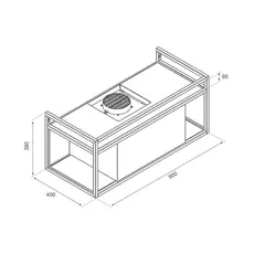 Hood AIRFORCE Q-BIC WG 90 ANT/BK, 6 image