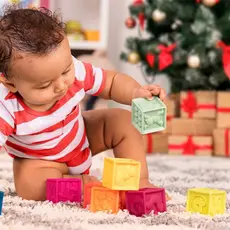 Developmental building blocks Btoys ONE TWO SQUEEZE, SOFT BLOCKS, 4 image