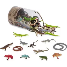 Toy set of the world of reptiles and amphibians Terra REPTILES IN TUBE, 2 image