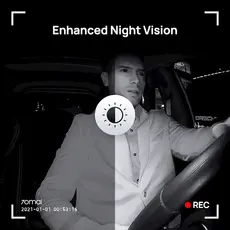 Car interior camera 70mai Interior Cam FC02 only for 70mai A500S, A400, A800S, 6 image
