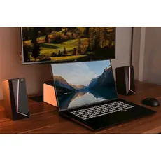 Speaker 2E Multimedia speaker PCS233 RGB, 2.0, USB, Black, 6 image